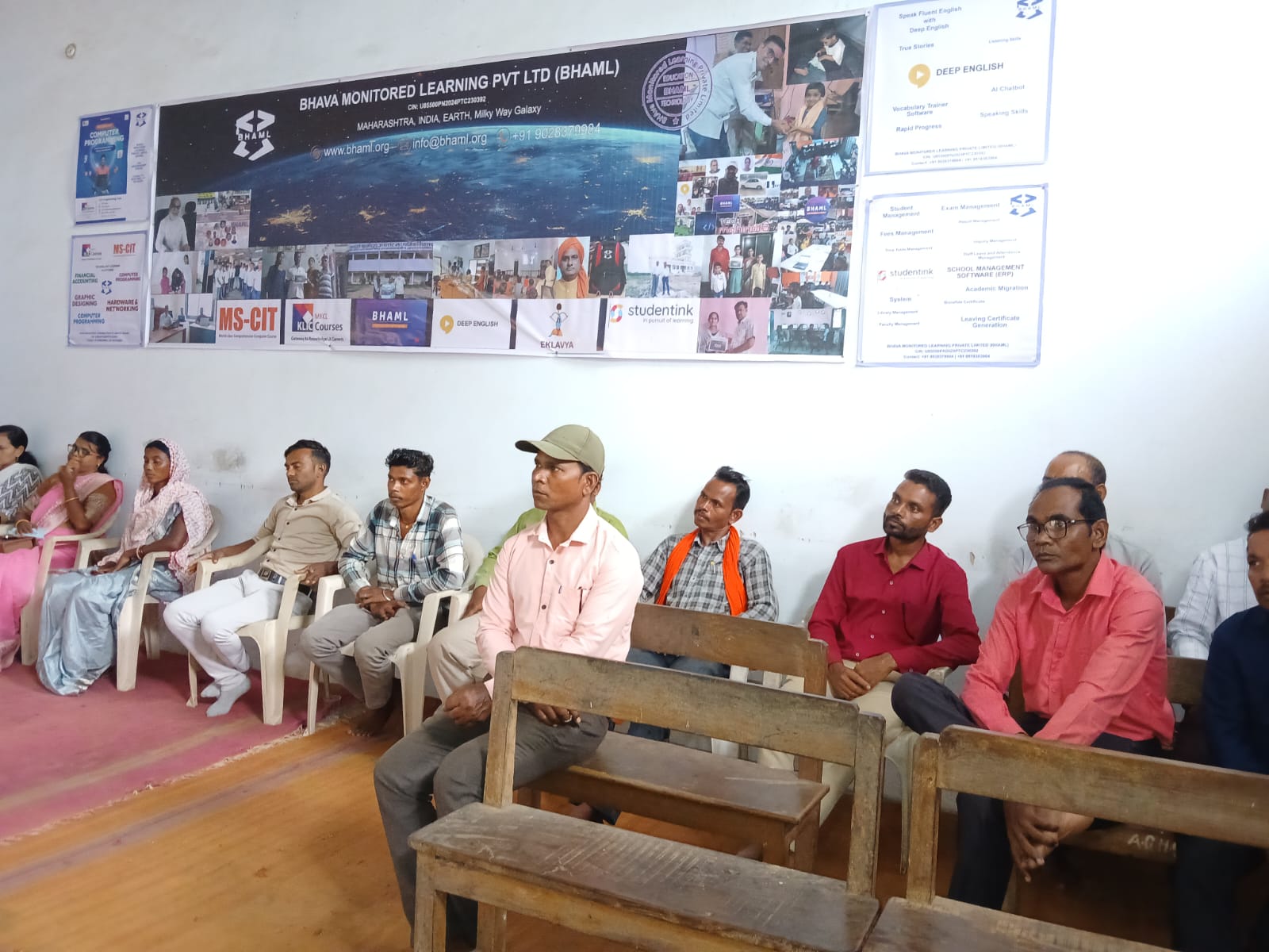 Parents attending the BHAVA presentation
